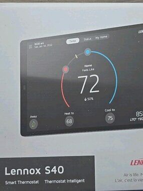 Lennox 22V24 iComfort S40 Smart Thermostat WiFi Touchscreen BRAND NEW
